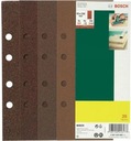 BOSCH Brúsny papier 93x230mm P60/80/120/240 2607019499 - 25 ks.