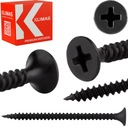 GK skrutky do sadrokartónu do kovu 3,5x55 mm 500 ks Čierna Klimas KSGM