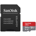 SanDisk Ultra microSDXC 64GB + SD adaptér 140MB/s