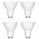 4x SMD PREMIUM NEBLIKAJÚCA GU10 LED ŽIAROVKA 5W 4000K DENNÁ BIELA ​​FARBA