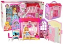 Rozšíriteľný domček pre bábiky s doplnkami - Blondínka, Kuchynka, WC