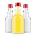 100X MINIATURA FĽAŠKA ELIXÍRU 50ML + viečko