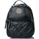 Priestranný dámsky batoh MONNARI Stylish Urban Black Logo