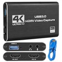 GRABBER ZÁZNAM OBRAZU USB 3.0 PC HDMI 4K 60HZ