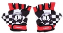 Detské rukavice Globber 528-100 Racing, veľkosť XS