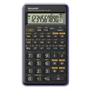 Kalkulačka Sharp EL-501TVL, fialová, vedecká, div
