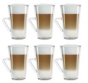 Tepelné poháre na kávu latte CFL-675 (6 ks)