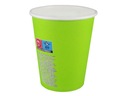 PAPIEROVÉ POHÁRKY 250ml KIWI poháre 1000 ks.