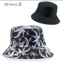 BUCKET HAT Obojstranný rybársky klobúk, čierny