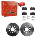 TRW ZADNÉ DISKY+DLOŽKY AUDI A4 B6 A4 B7 2000-08
