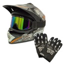 PRILBA PRE DETI DETSKÝ CROSS BICYKEL NA CROSS QUAD LIGHT S SET
