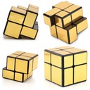 ZLATÁ Puzzle Kocka Zrkadlo Zrkadlo ZLATÉ 2x2x2