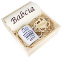 SKVELÝ DARČEK PRE BABIČKU UTERÁK + KRABIČKA NA HRNKY