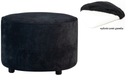 COVER POUF valček na opierku nôh 35x42 VELVET