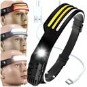COB XPE LED ČELOVKA VÝKONNÁ ČELOVÁ SVETLOMETRA SNÍMAČ POHYBU USB C VODOtesné