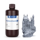 UV živica Anycubic Standard V2 Grey Grey Grey Grey 1kg 1l pre 3D tlačiareň