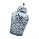Čínska modro-biela porcelánová dóza
