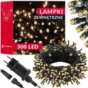 OSVETLENIE VIANOČNÉHO STROMU 300 LED VONKAJŠIE 17,5M ELEKTRICKÉ SVETLÁ NA VIANOČNÝ STROMČEK