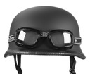 MOTORKOVÁ PRILBA OTVORENÁ CHOPPER SKÚTER S + OKULIARE