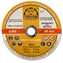 METAL-INOX REZNÉ KOTOUČE 180 x 1,6 TEDIAM 2v1
