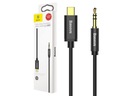 Baseus USB-C Type C Jack 3.5 Audio kábel 120 cm M01 čierny
