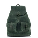 Pánsky kožený batoh Retro Green Belveder Z72