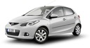 Bočné lišty Mazda 2 III, 2007-2010