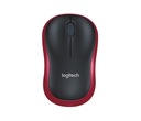 Logitech M185 Mouse, červená bezdrôtová myš