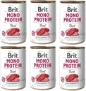 BRIT Mono Protein Beef 6x 400g