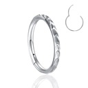 Titanium Clicker Ring PIERCING Helix lastúra 1,2/8