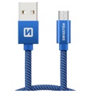 Rýchlonabíjací USB kábel microUSB 1,2 m SWISSTEN