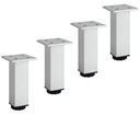 4 x ALU noha 40x40 Hranatá V=150 VÝPREDAJ