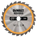 DEWALT ČEPEL NA DREVO 250X30mm 24Z DT1956