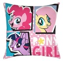 Vankúš poníky MY LITTLE PONY 40X40 cm