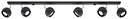 Stropné svietidlo OCULARE 6L Black GU10 LED SL.0448 SOLLUX