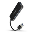 HUE-G1A 4-portový rozbočovač, USB 3.2 Gen 1 SLIM, T-kábel