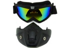 NOVÉ OKULIARE na motorku pre MOTOR Quad ENDURO zrkadlovky SET masky