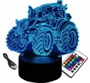 3D LED NOČNÁ LAMPA FARMÁRSKY TRAKTOR FARMÁRSKY TRAKTOR