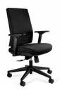 SHELL LOW čierna ergonomická kancelárska stolička