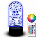 LED NOČNÁ LAMPA S 3D OBLOHOU PRE DIEŤA