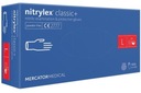 NITRILOVÉ RUKAVICE NITRYLEX CLASSIC MODRÉ L 100 KS