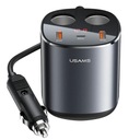 USAMS Auto splitter 2xUSB-A/ 1xUSB-C C28 245W