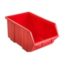20x organizér kontajnerov na odpadky červený 345x225x165