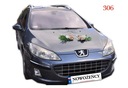 ELEGANTNÉ RUSTIKÁLNE Srdiečka na svadobné auto 306