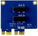 N8800 VER: 1.0 RISER 4x PCIEx1
