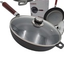 Panvica 30 cm, LIATINA, hlboká, s POKROKOM, ťažká