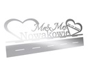 Ozdobný strieborný tabuľkový nápis NASS-6