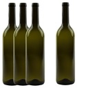 Bordeaux fľaša 310 750 ml 0,7 L 50 kusov Víno Korok Olivový Olivový