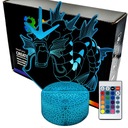 LED nočná lampa Pokemon Gyarados Skye 3D LAMP