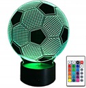 3D LED NOČNÁ LAMPA, GUĽA MENIČNÁ FARBY, DIAĽKOVÉ OVLÁDANIE
